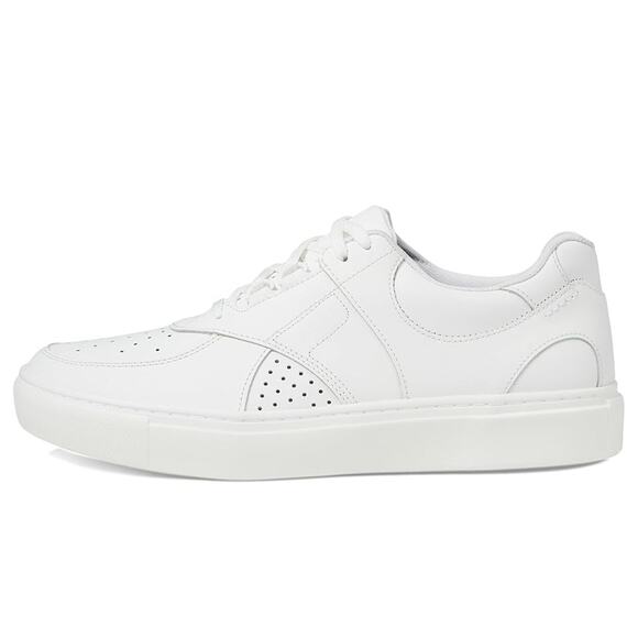 SAS Mens High Street Leather Sneakers US 10 XW EU 43 White Lace-Up NIB - Picture 2 of 14